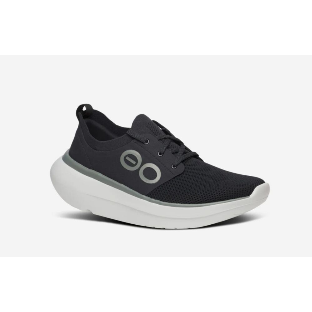 Oofos Men's OOmy Stride Lace Up Recovery Shoes M9/42